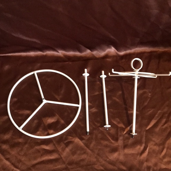 Metal 16.5" tall table stand rotating jewelry display for home craft shows fairs - Picture 7 of 16